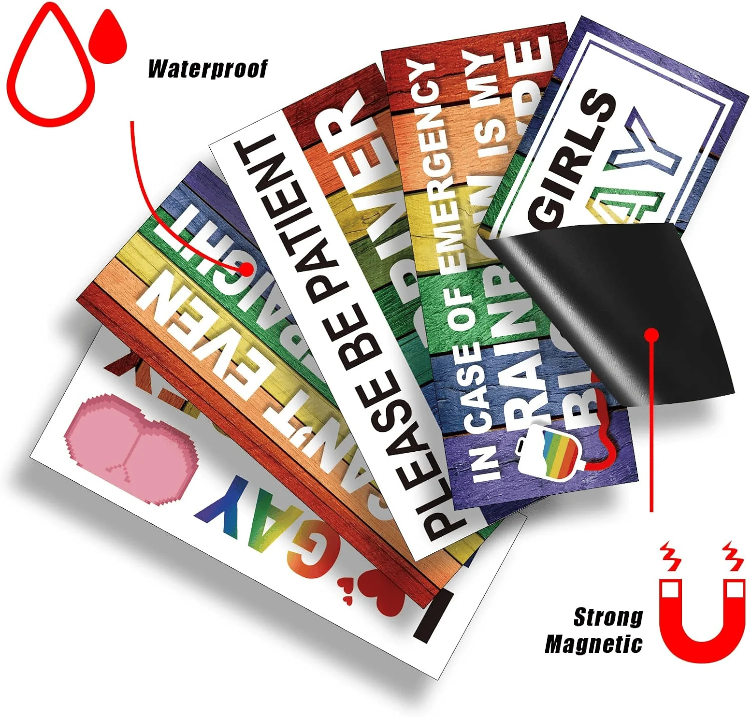 10 Pcs Funny LGBT Stickers Set🌈 - Image 5