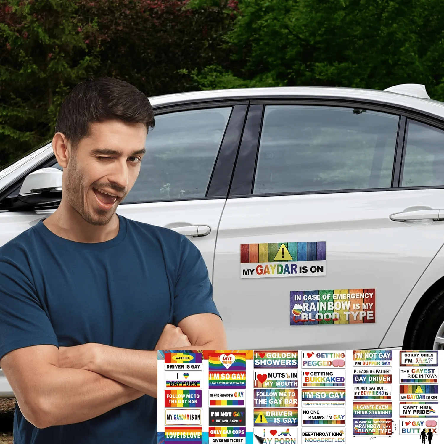10 Pcs Funny LGBT Stickers Set🌈 - Image 8