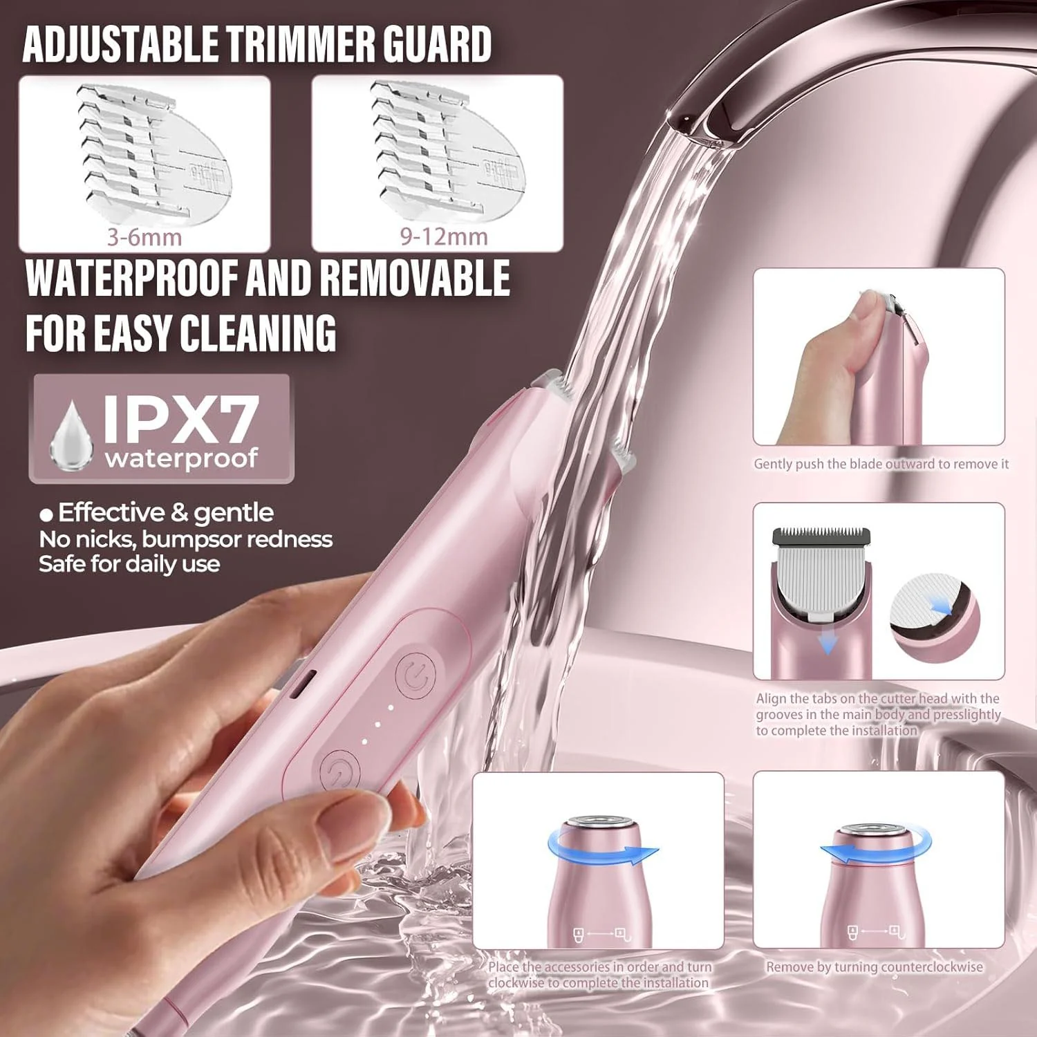 ⏰2-in-1 Electric Bikini Trimmer for Women - Image 4