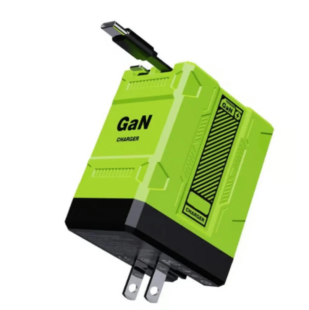 2-in-1 GaN Tiktrove 3.0 Charger with Retractable Cables - Image 3