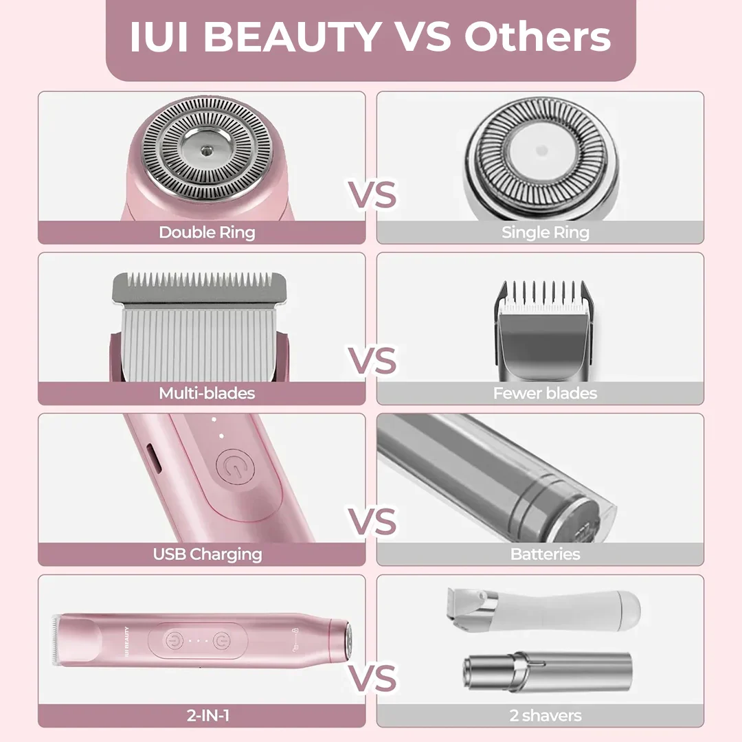 2-in-1 Painless Bikini Hair Trimmer - Image 6