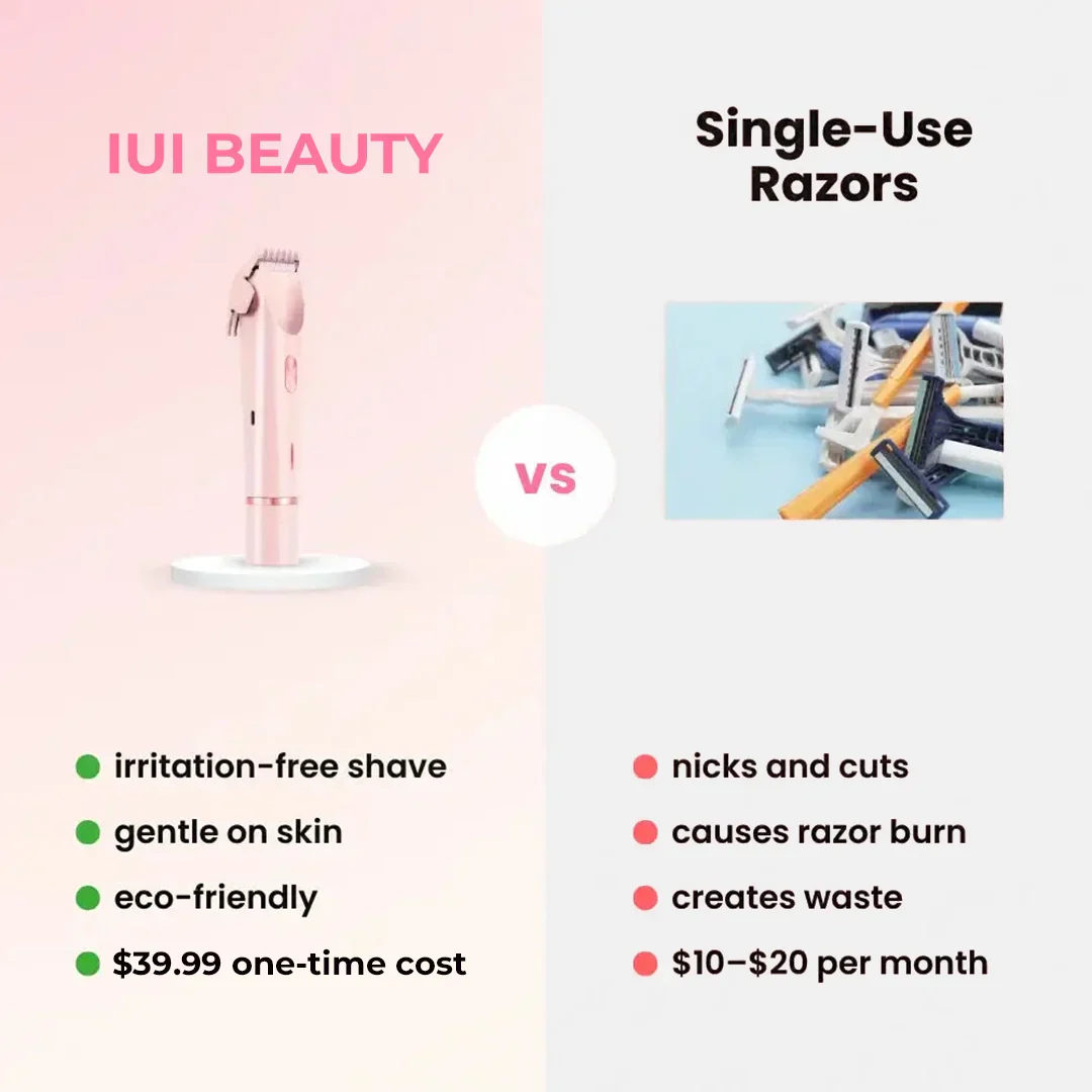 2-in-1 Painless Bikini Hair Trimmer - Image 8