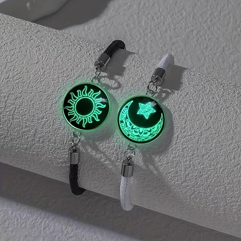 🔥 2-Pack  Sun & Moon Bracelets – Luminous Couples Jewelry for Long-Distance Love - Image 5