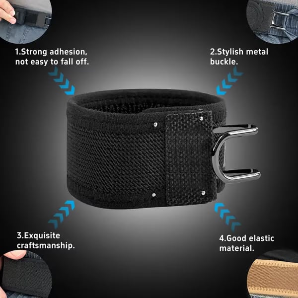 2Pcs Metal Hook Tactical Elastic Belt (1Set-2Pcs) - Image 8