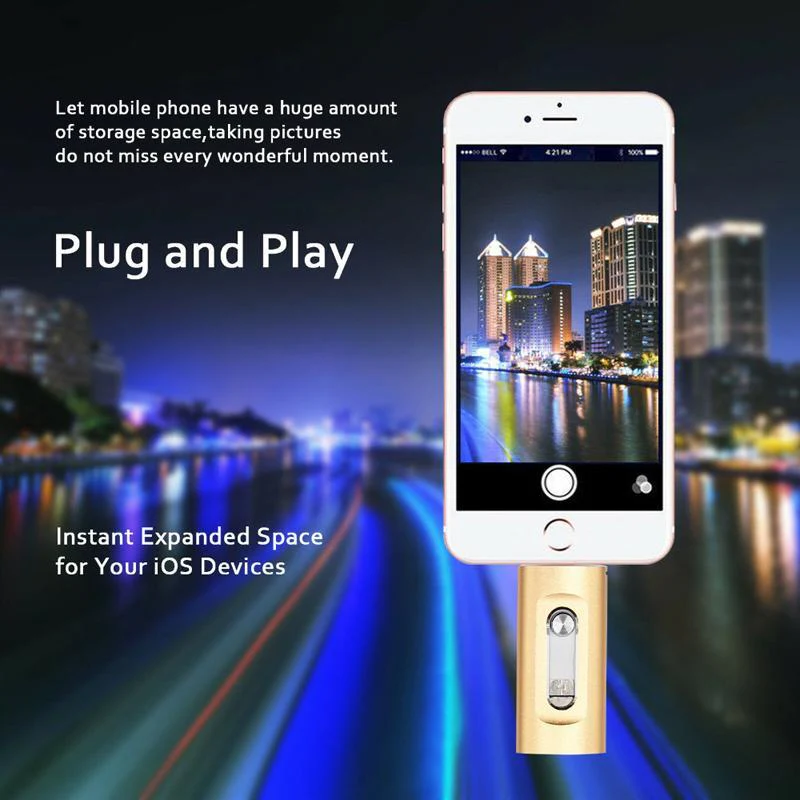 3 in 1 Flash Drive, Portable High Speed USB 3.0 Memory Storage - Image 6