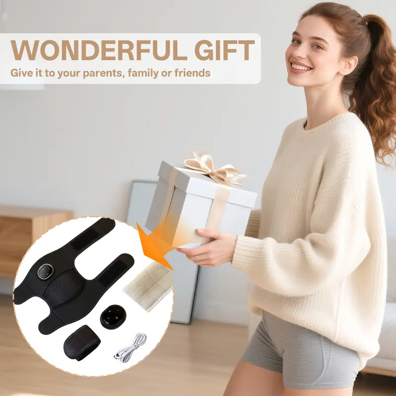 🎁🔥3-in-1 Heated Knee Massager with Vibration - 3 Heat/3 Massage Modes - Image 9