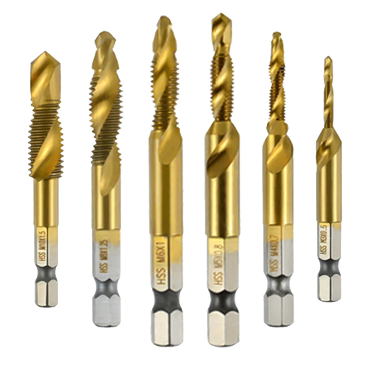 🔥3 In 1 Spiral Tap Hex Shank Drill Bit Set - Image 6