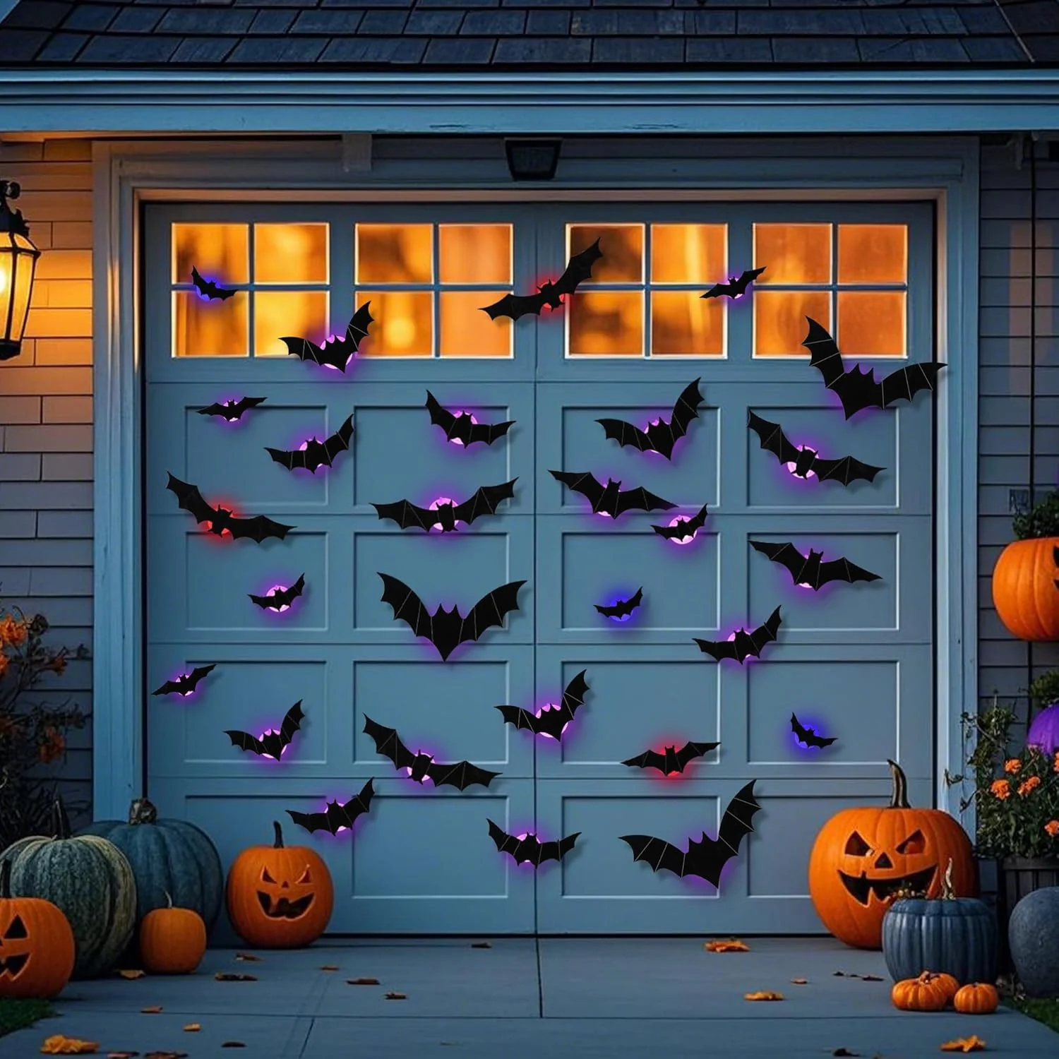 🎁3D Bat Design LED Decoration(1 Set 12 Pcs) - Image 4