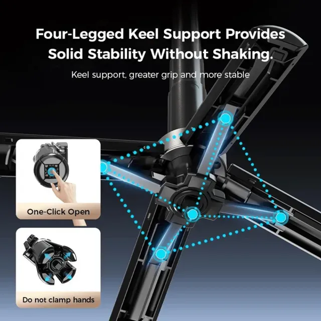 4-in-1 Multifunctional 360° Rotation Magnetic Selfie Stick - Image 3