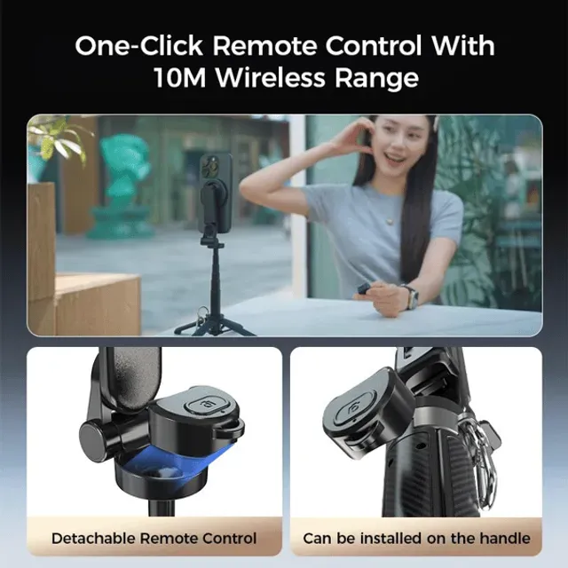 4-in-1 Multifunctional 360° Rotation Magnetic Selfie Stick - Image 5