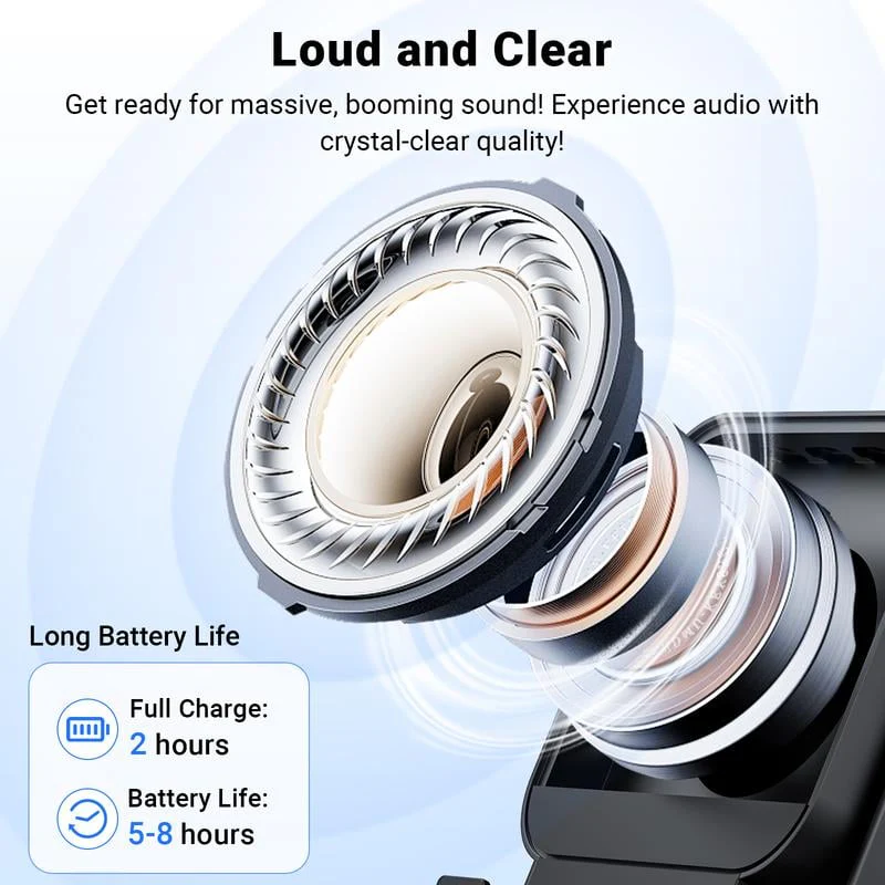 🎶📱 5-in-1 Wireless Induction Bluetooth Speaker with Adjustable Phone Stand - Image 4