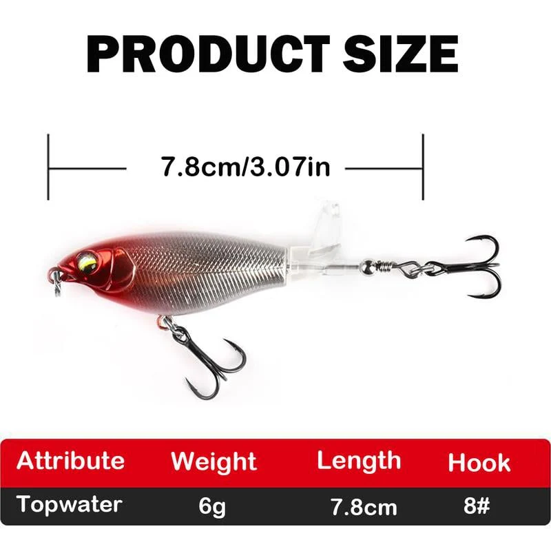 ✨🔥5PCS-Top Floating Swimming Water Bass Fishing Lures - Image 8