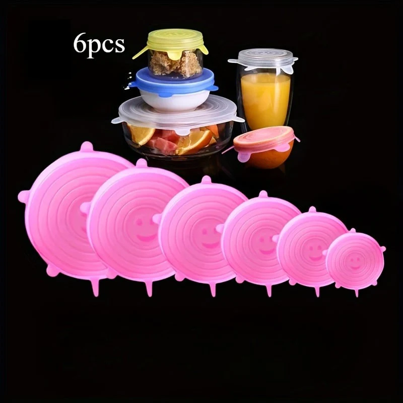 Silicone Cover Stretch Lids Reusable Airtight Food Wrap Covers - Image 11