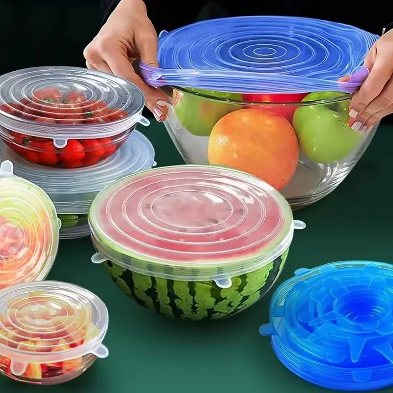 Silicone Cover Stretch Lids Reusable Airtight Food Wrap Covers - Image 12