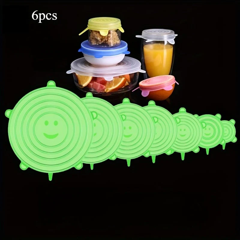 Silicone Cover Stretch Lids Reusable Airtight Food Wrap Covers - Image 9