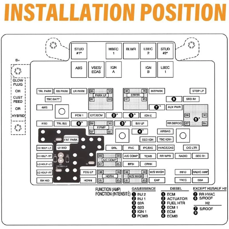 6 High Mod, Light Module for Fog Lights&Low Beams&High Beams Lamp on Simultaneously - Image 6