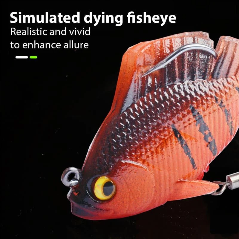 6Pcs Multiple Pre-Rigged Jig Head Soft FishingLures - Image 3