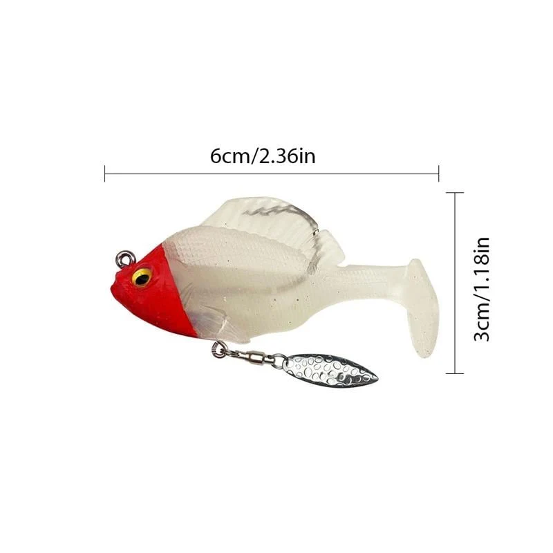 6Pcs Multiple Pre-Rigged Jig Head Soft FishingLures - Image 6