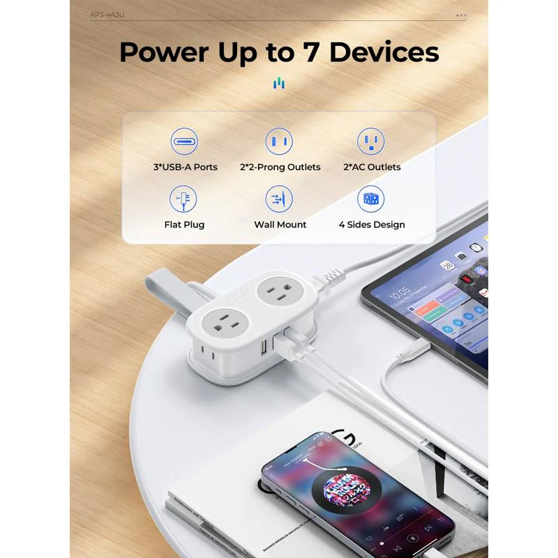 🔥7 in 1 Travel Power Strip - Image 14
