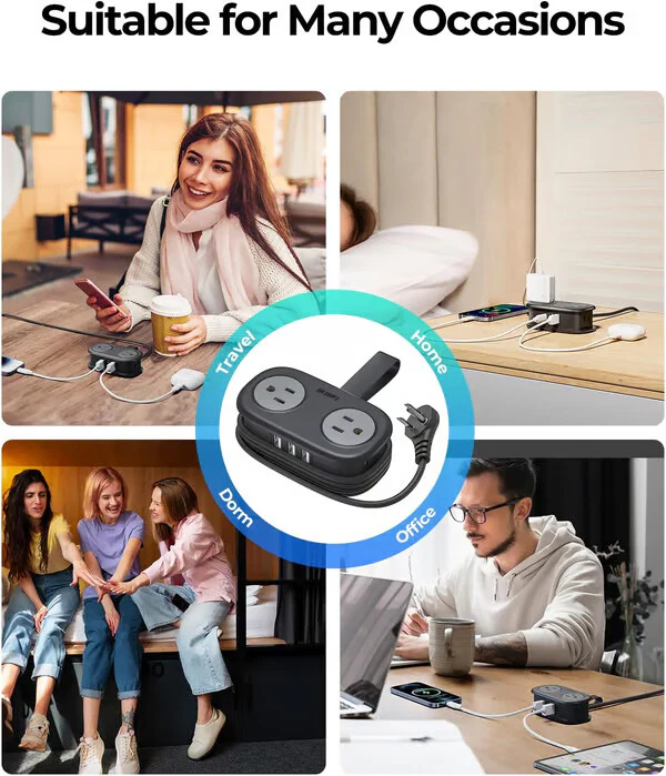 🔥7 in 1 Travel Power Strip - Image 21