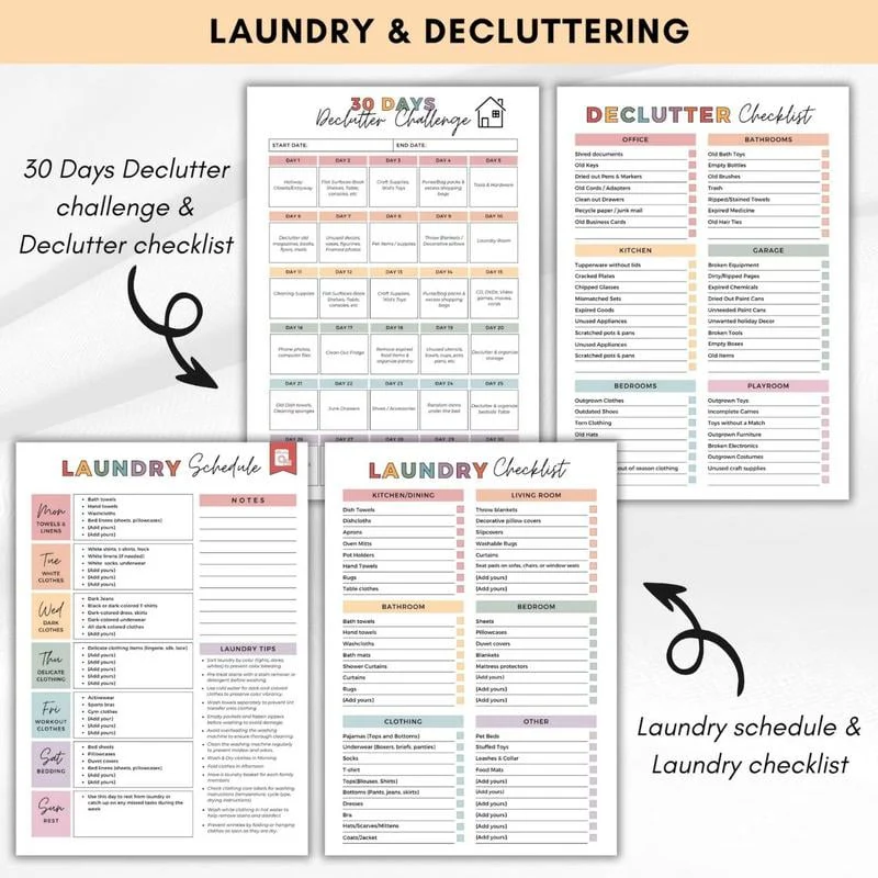 ADHD Cleaning Planner Bundle - Image 4