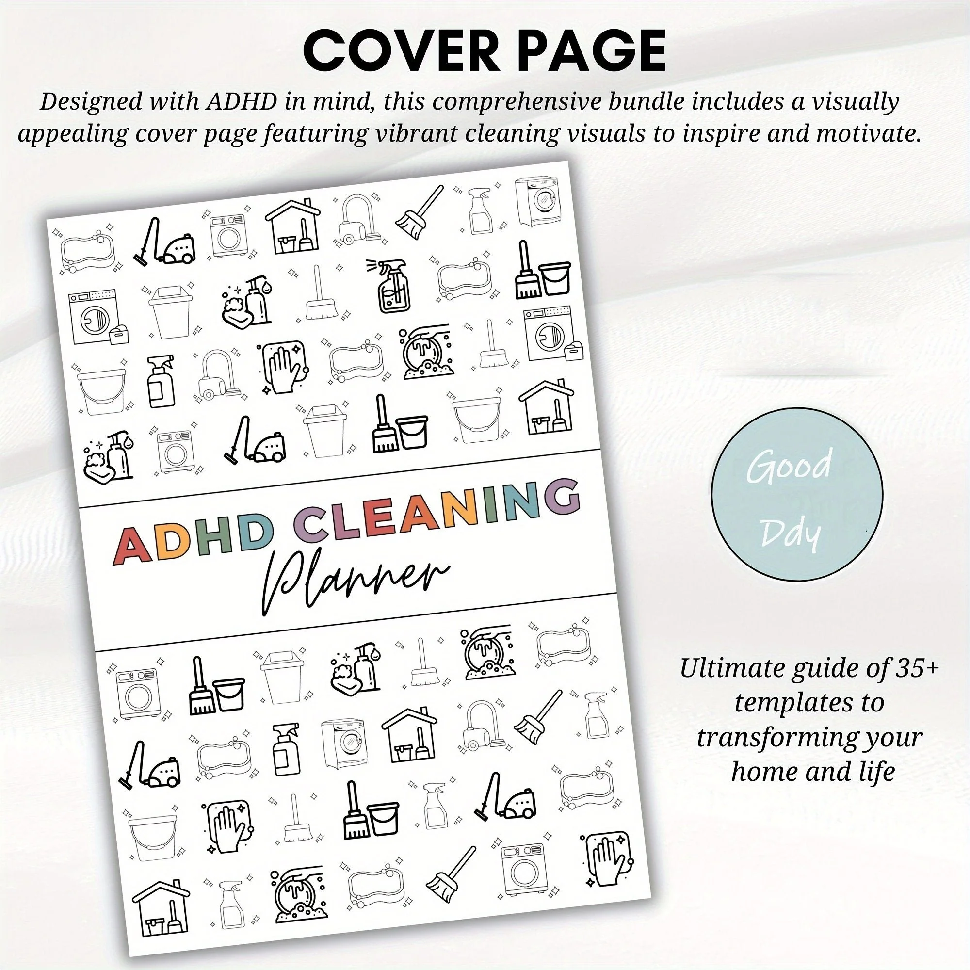 ADHD Cleaning Planner Bundle - Image 9