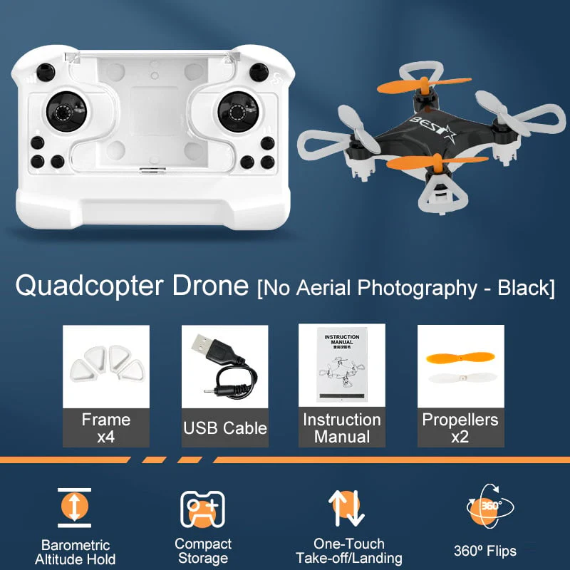 🎅 All-Ages Mini Drone with Easy Stunt Flights & 360° Tricks - Perfect Beginner-Friendly Flyer! - Image 9