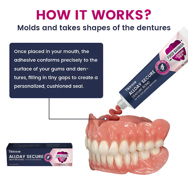 TIKTROVE AllDay Secure Denture Bond - Image 6