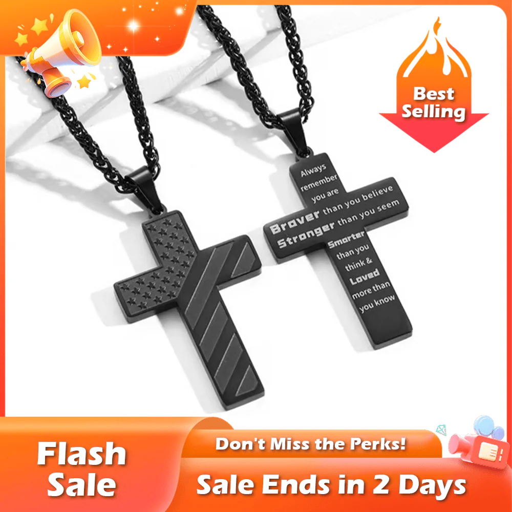 ✨Flag Cross Necklace,Best Gifts - Image 10