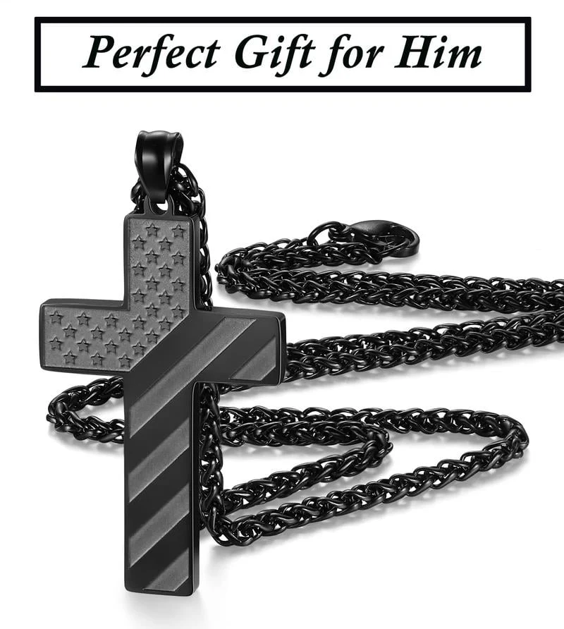 ✨Flag Cross Necklace,Best Gifts - Image 3