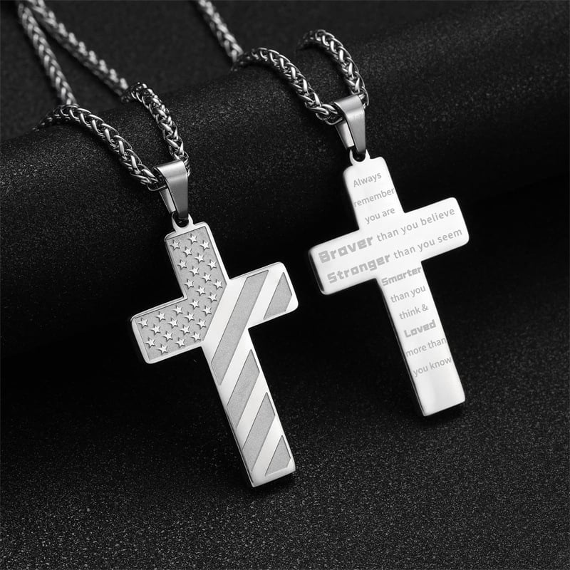 ✨Flag Cross Necklace,Best Gifts - Image 8