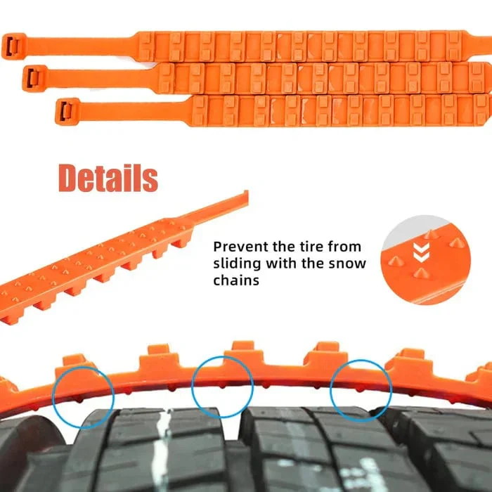 🔥2025 Winter Hot Sale🔥Universal Reusable Anti-skid PE Tire Chains - Image 10