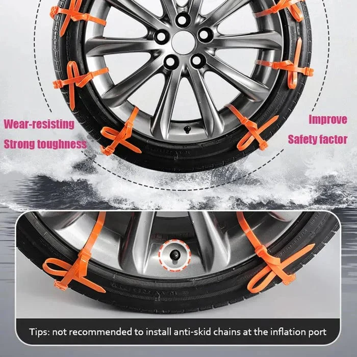 🔥2025 Winter Hot Sale🔥Universal Reusable Anti-skid PE Tire Chains - Image 6