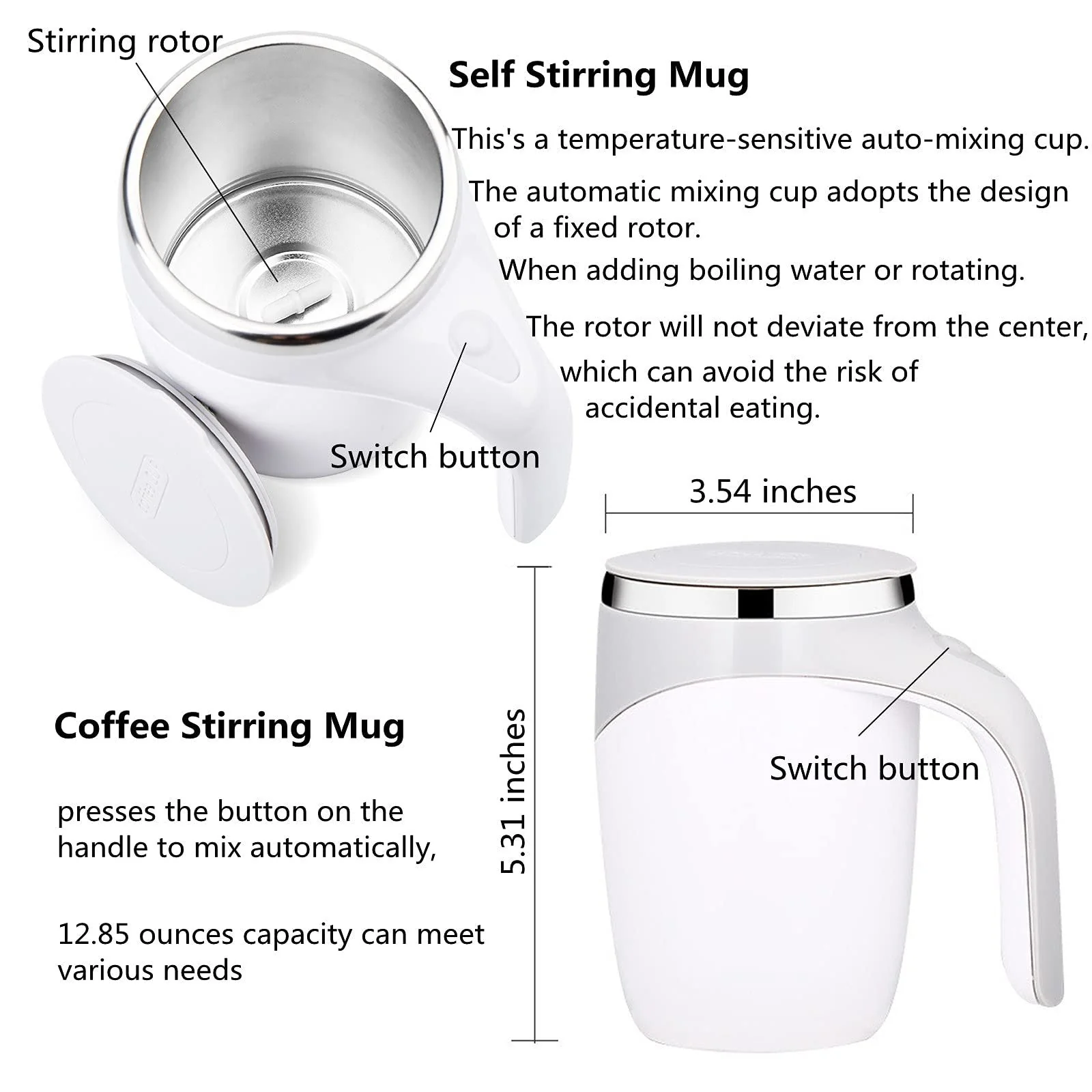 🎁Automatic Magnetic Stirring Coffee Mug - Image 11