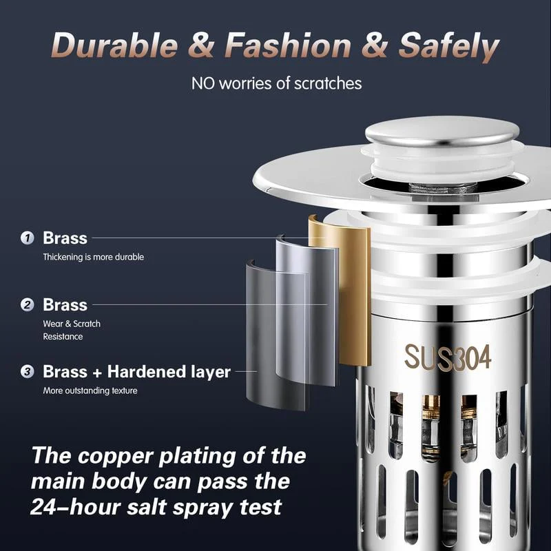 🔥Universal Stainless Steel Drain Strainer (BUY 2 GET 1 FREE) - Image 6