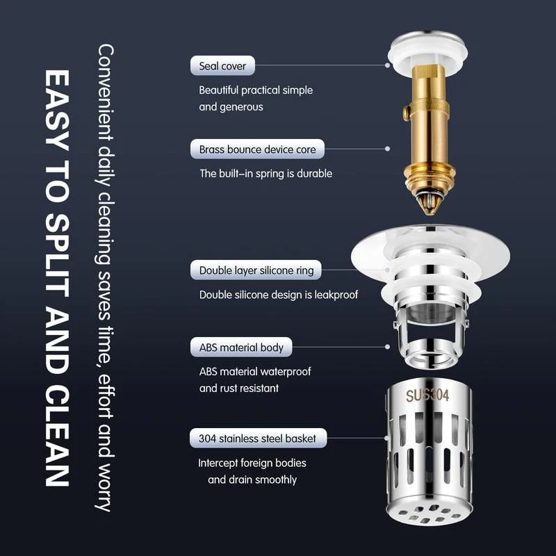 🔥Universal Stainless Steel Drain Strainer (BUY 2 GET 1 FREE) - Image 8