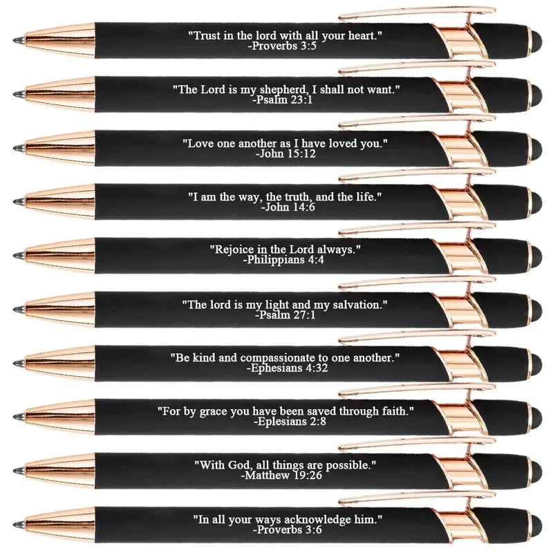Bible Verse Ballpoint Pen Set (10PCS) - Image 3