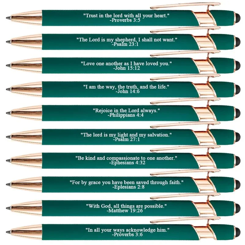 Bible Verse Ballpoint Pen Set (10PCS) - Image 6