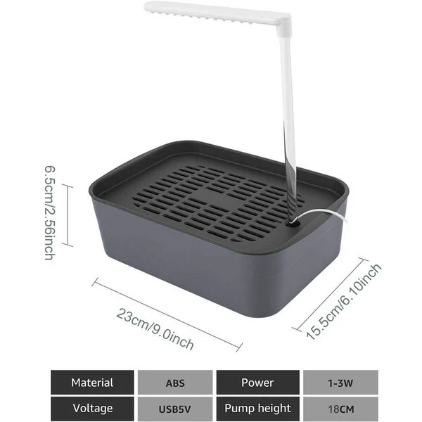 🔥 🦜💦Automatic ABS Bird Bath Shower, Parrot Bathtub with Circulating Faucet for Pet Bird - Image 5