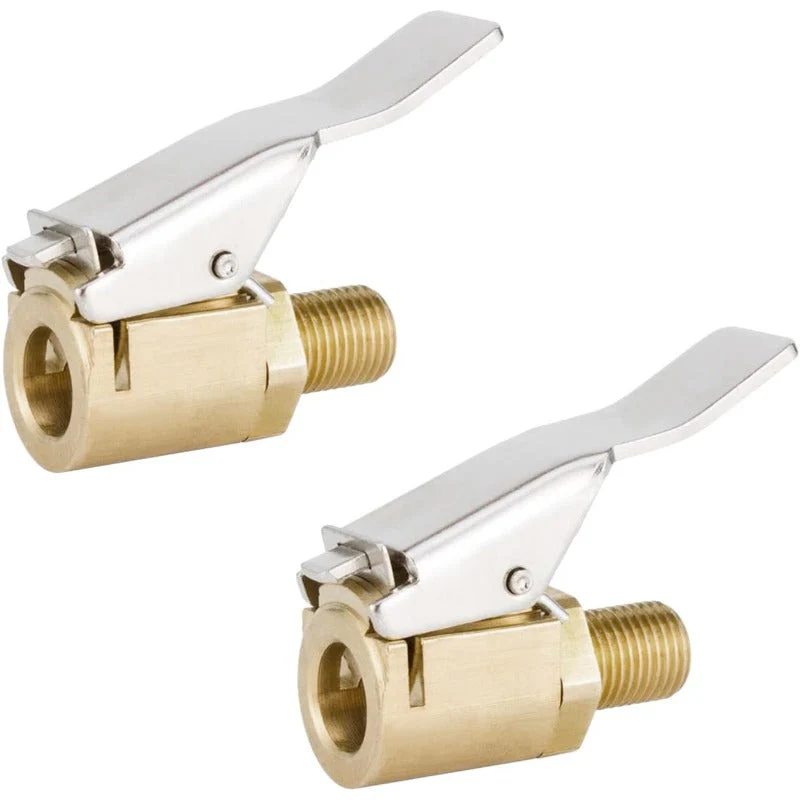 Brass Tire Air Chuck (2 pcs 1 set)