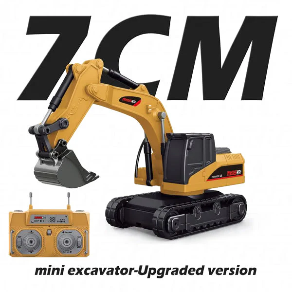 🚜 1:64 Premium Alloy Mini RC Construction Set – Forklift, Excavator & Dump Truck - Image 12