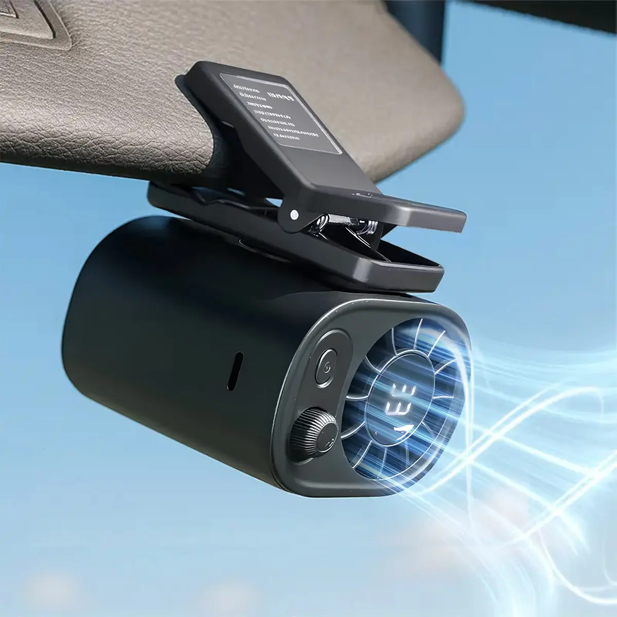 ❄ Car Clip On Fan with LED Display - 360°Rotation❄ - Image 7