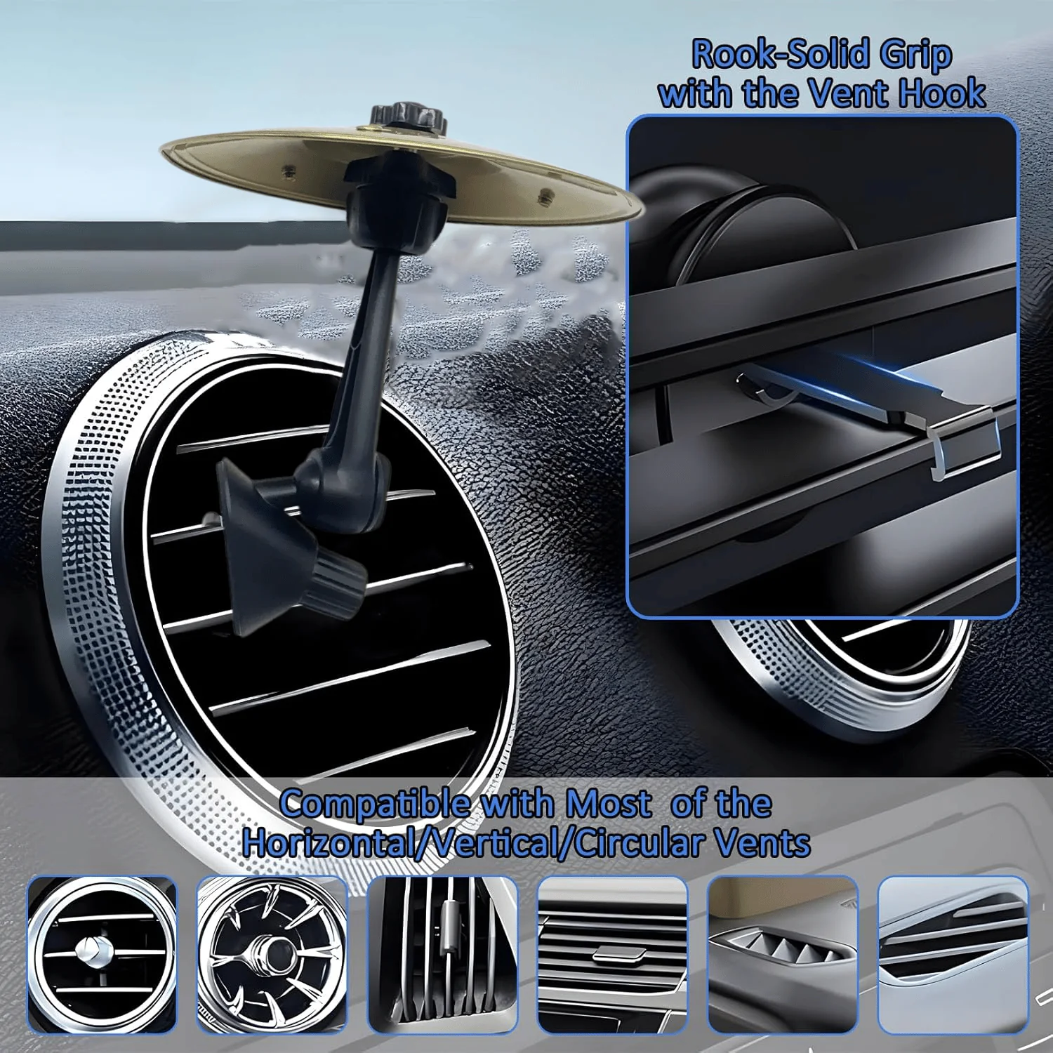 🎶 Make Your Driving More Fun  - Car Crash Cymbal Air Vent 🚗 - Image 5