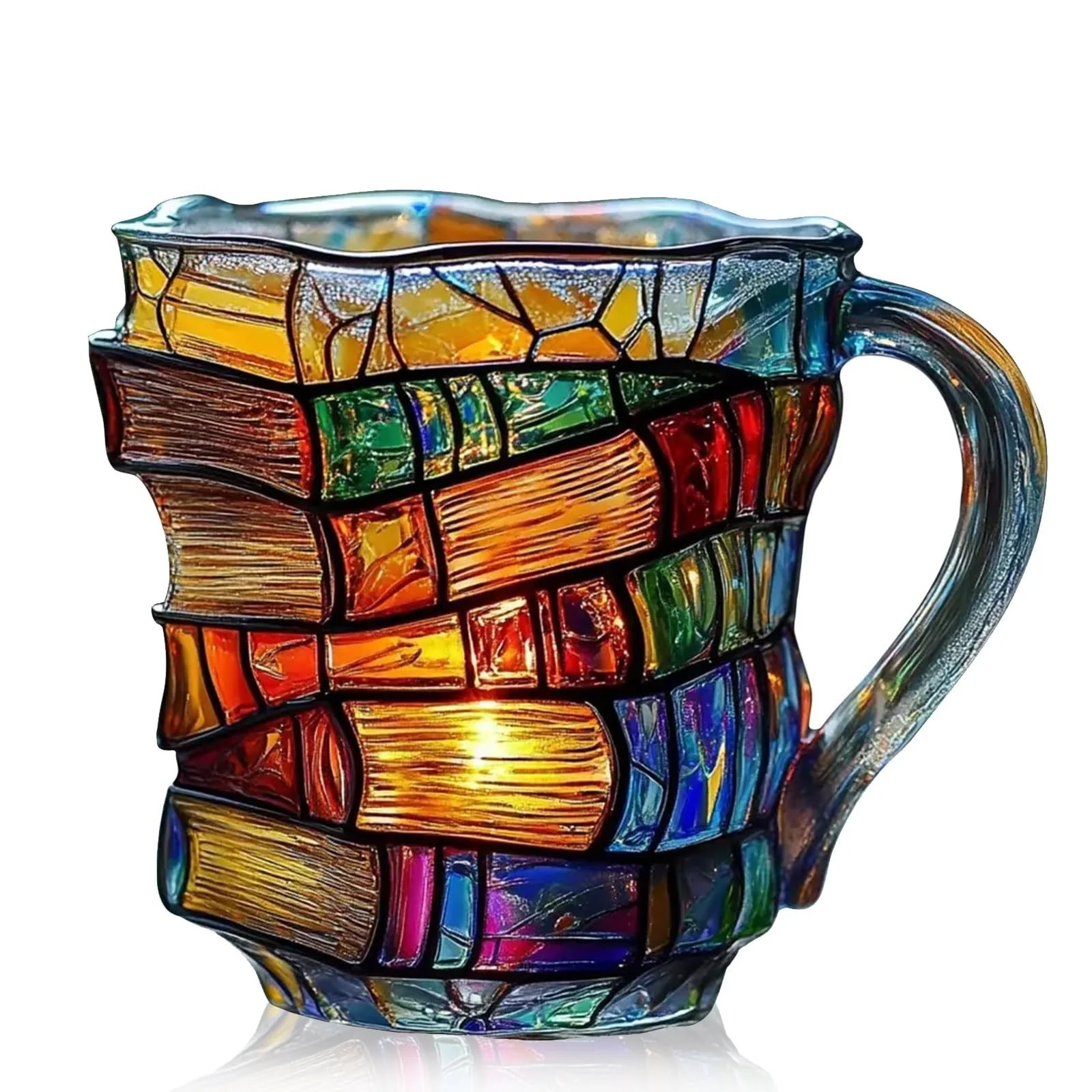 🎄🔥-📚 Ceramic Innovative 3D Painting Book Mug - Image 9