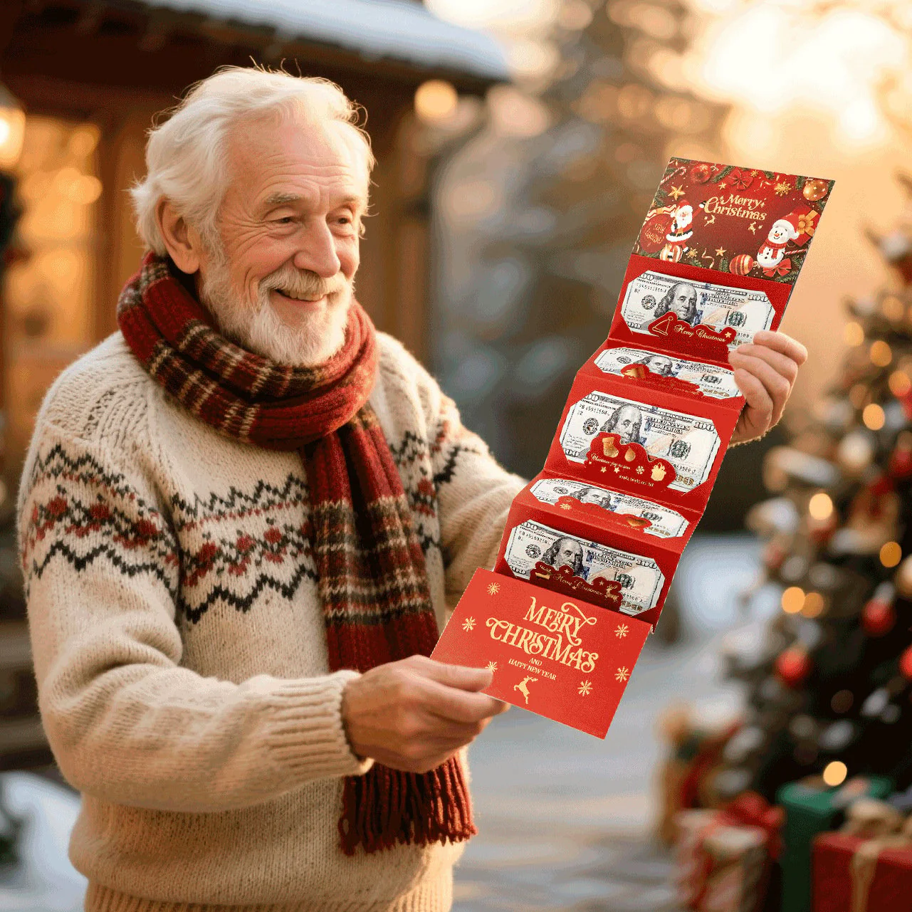 🎅💸Christmas Cash Gift Envelope– A creative way to give cash this Christmas! - Image 5