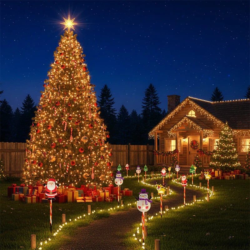 🎄🎁6-pack of moving Christmas lights - Image 8