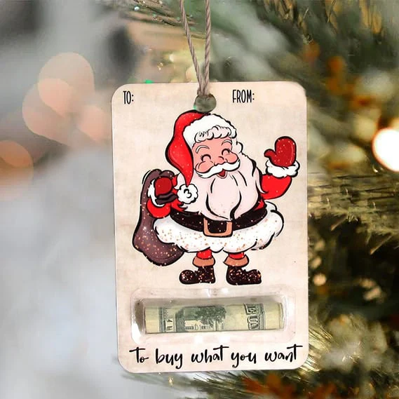 🎅💸 Handcrafted Wooden Money Holders Gift - Image 3
