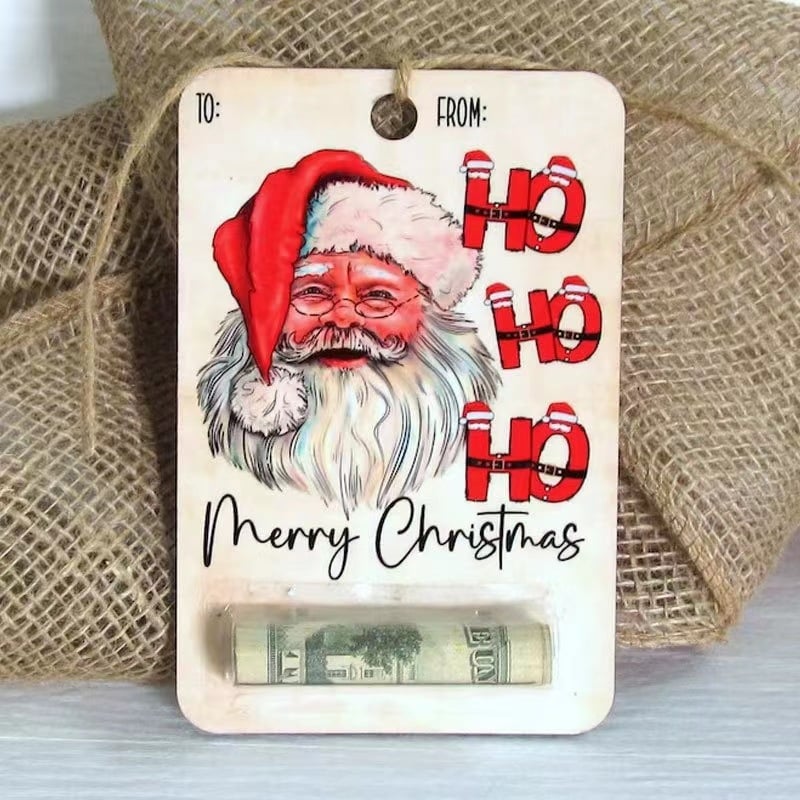 🎅💸 Handcrafted Wooden Money Holders Gift - Image 5