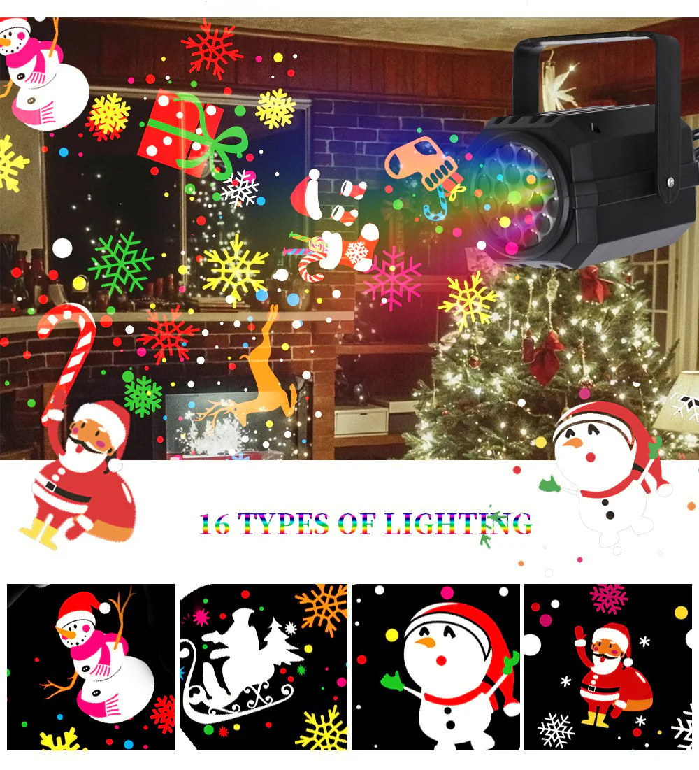 🔥 Christmas Projection Light✨ — 16 Magical Holiday Patterns - Image 6