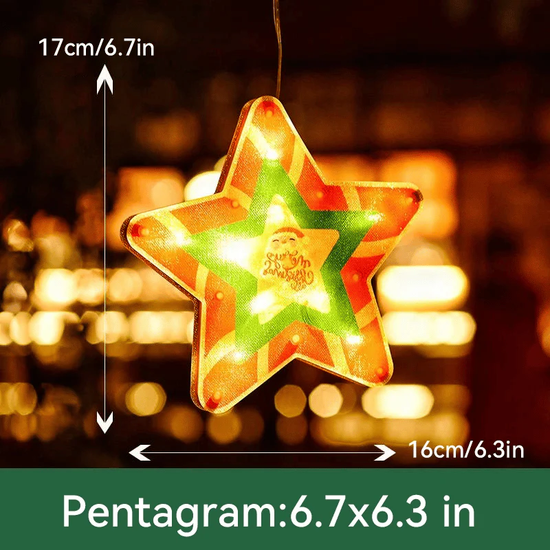 🎄 Christmas Window Hanging Lights 🌟 - Image 13